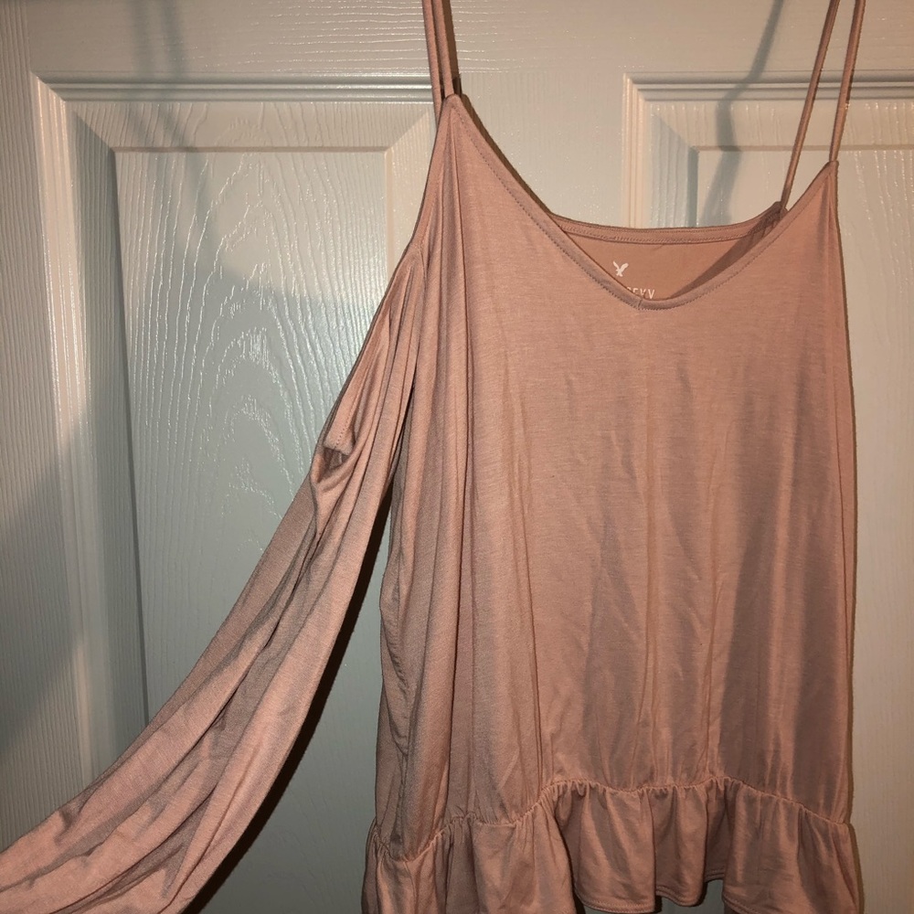 American Eagle Cold Shoulder Top - Picture 2 of 2